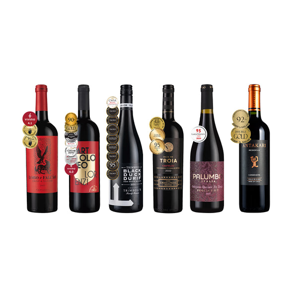 世界高分名酒選6瓶 + 長榮航空獎勵哩程500哩