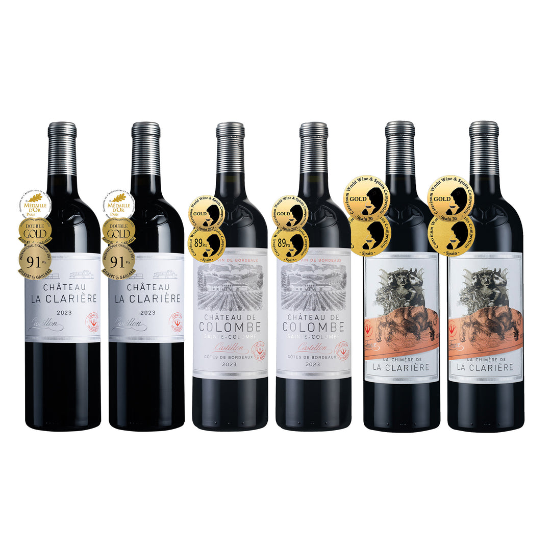 三大高分波爾多紅酒 6瓶 (木箱包裝) 