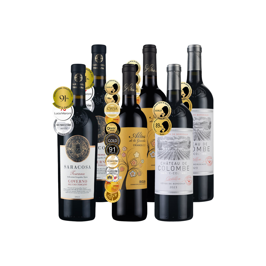 【官網限定】名莊獻禮紅酒組6瓶