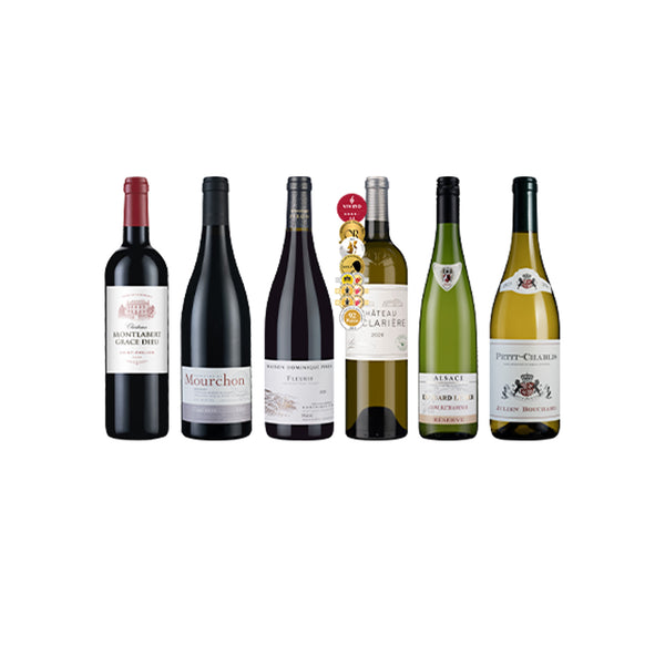 法國頂級紅白酒組6瓶