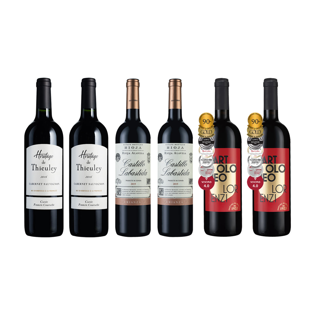 【舉杯發發發】微醺日常紅酒組６瓶