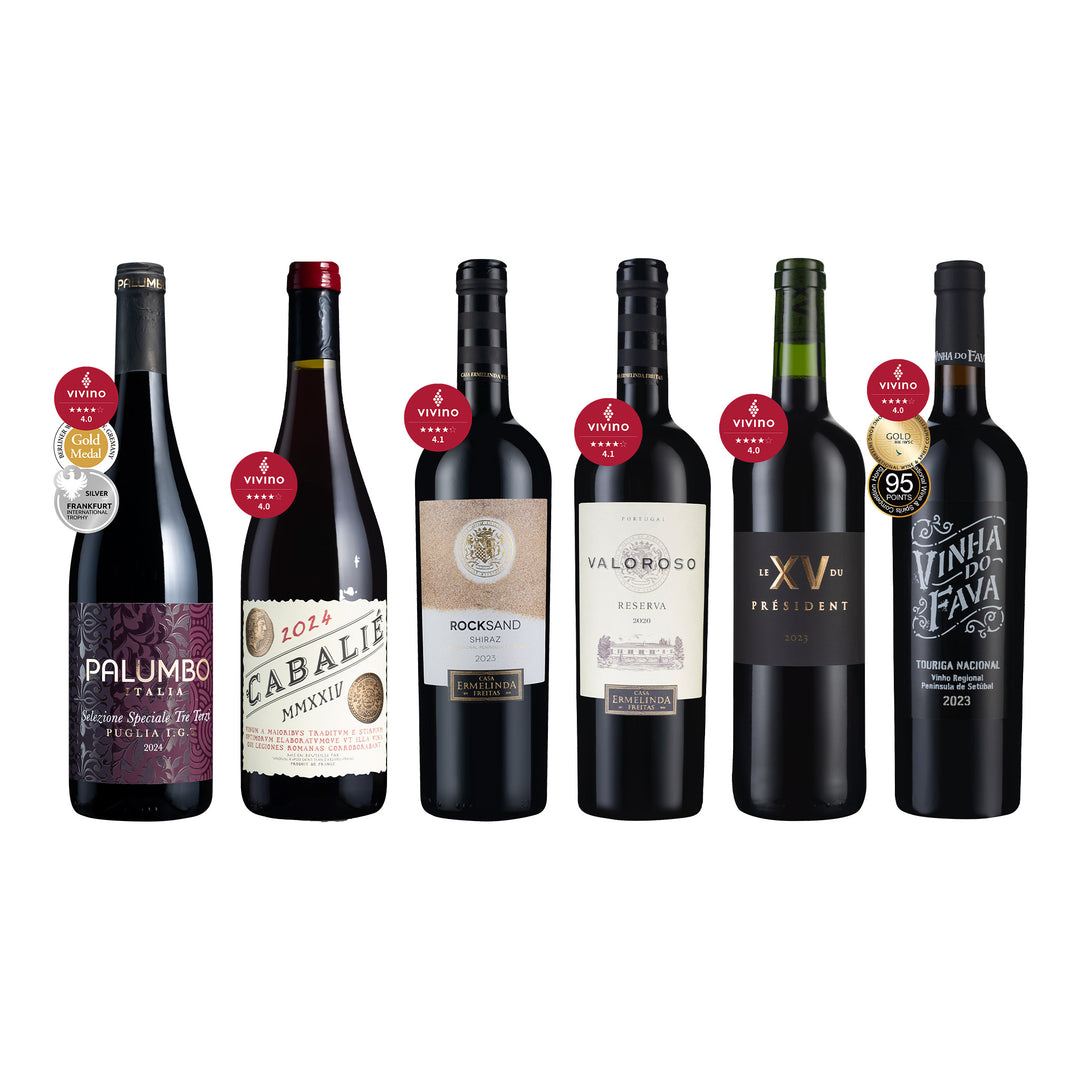 【華南專享4】 Vivino 4.0+ 高分紅酒選 6瓶