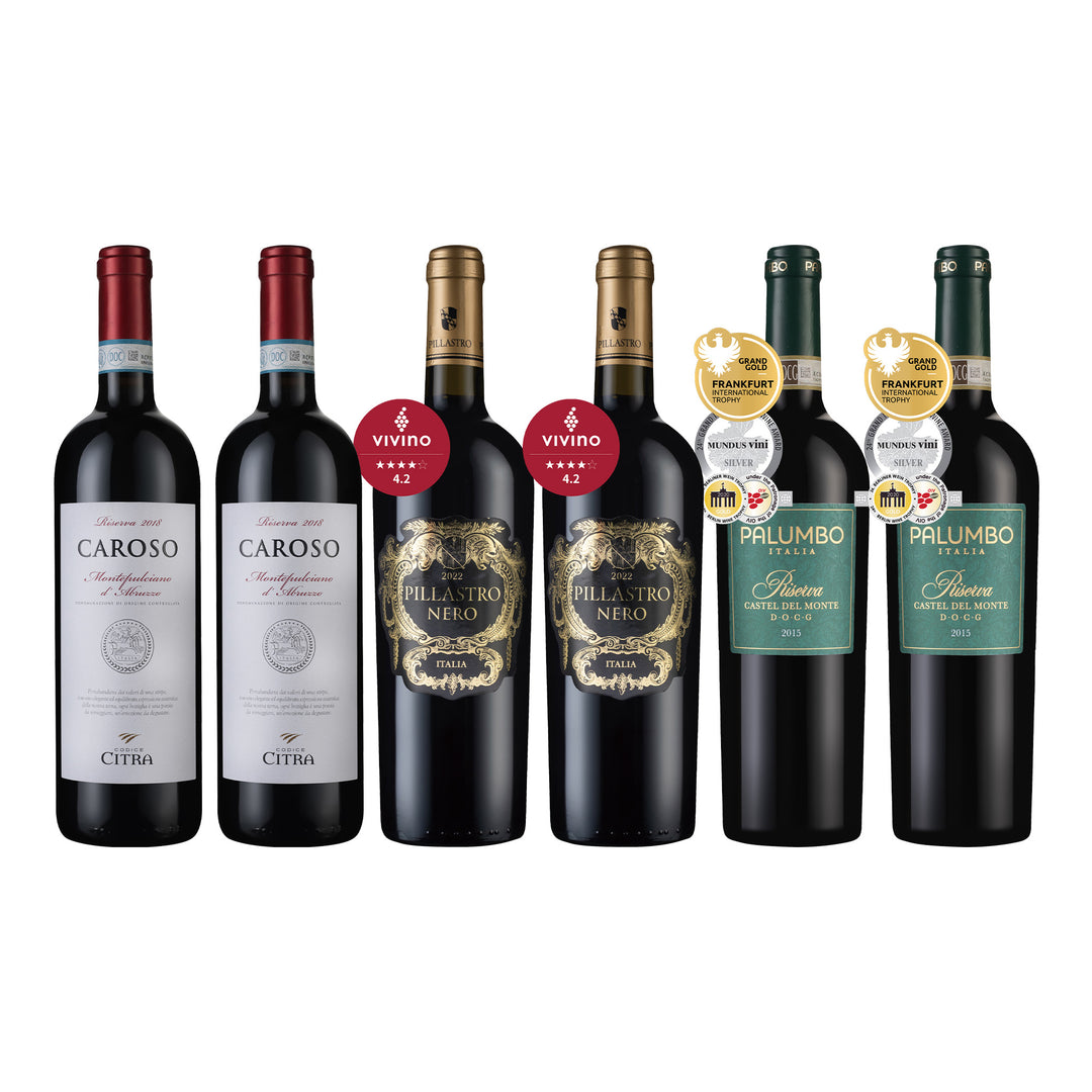 Vivino 四星級★義大利美酒組6瓶