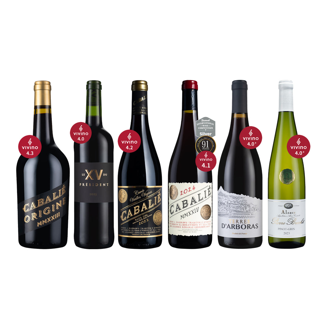 【一銀專享1】Vivino 4.0+ 高分酒選 6瓶