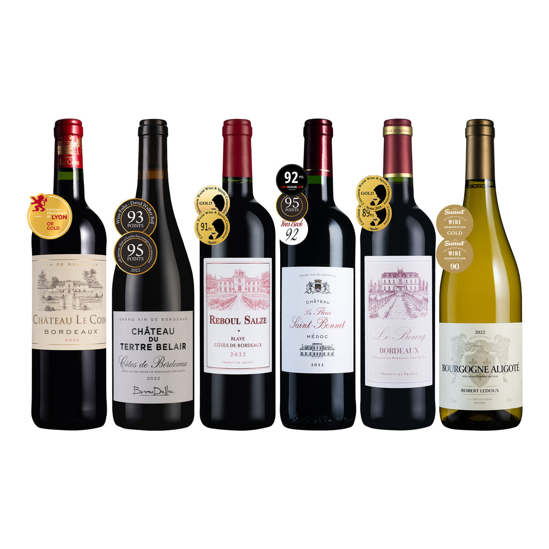 [6044 JUL Business Week RC] Award 5 BDX Reds + 1 Burgundy White (6x1)
