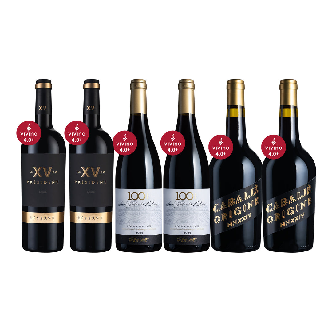 Vivino 4+ ★法國高分美酒選 6瓶