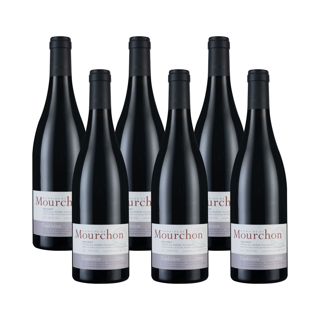 【官網限定】法國隆河 Domaine de Mourchon Séguret Tradition Côtes du Rhône Village 2023 6瓶