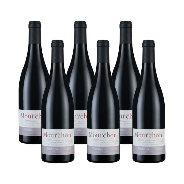 【官網限定】法國隆河 Domaine de Mourchon Séguret Tradition Côtes du Rhône Village 2023 6瓶