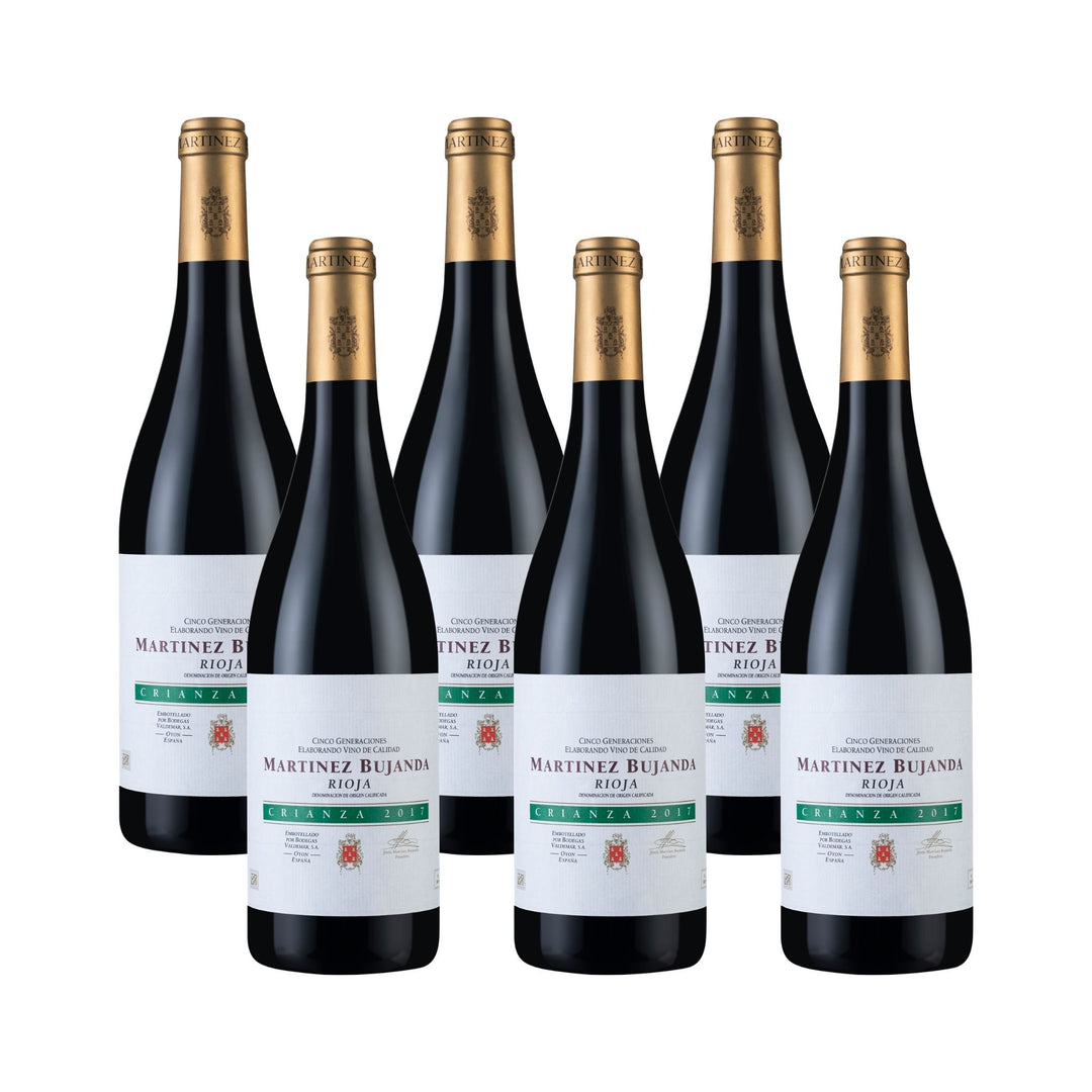 【官網限定】西班牙里奧哈 Familia Martínez Bujanda Crianza Tempranillo 2017 6瓶