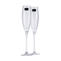 Dartington Universal Flute Glass Pair