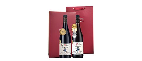 龍年新春禮盒《自由選3》隆河Le Prince de Courthézon Côtes du Rhône雙年份禮盒 2瓶組