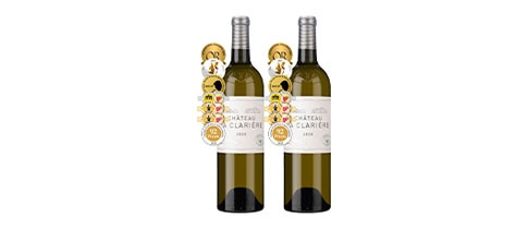 加購2瓶6金高分白酒Château La Clarière Blanc 2020 2瓶