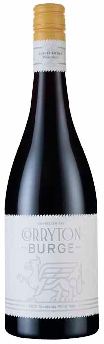Corryton Burge Cornelian Bay Tasmanian Pinot Noir